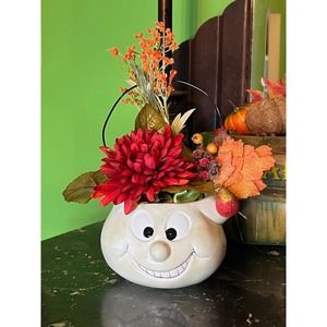 Halloween Ghost Head Candy Dish, Dip Bowl, or Planter Oxford Elite